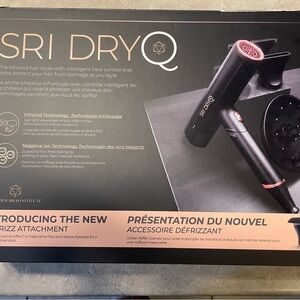 SRI DryQ Infrared Hair Dryer - Black and Pink